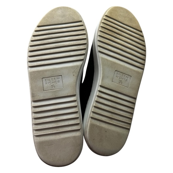 Eileen Fisher Polis Black Recycled Stretch Knit Sneaker Size 9.5 - Picture 8 of 10